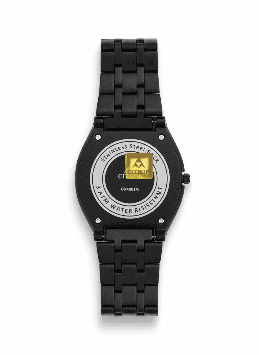 Citron CR-4001m | Sleek Black Slim Watch - Image 3