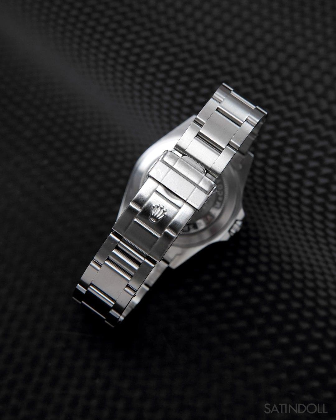 Iconic GMT-Master II "Coke" Style Replica | Black & Red Bezel | Stainless Steel Bracelet - Image 6