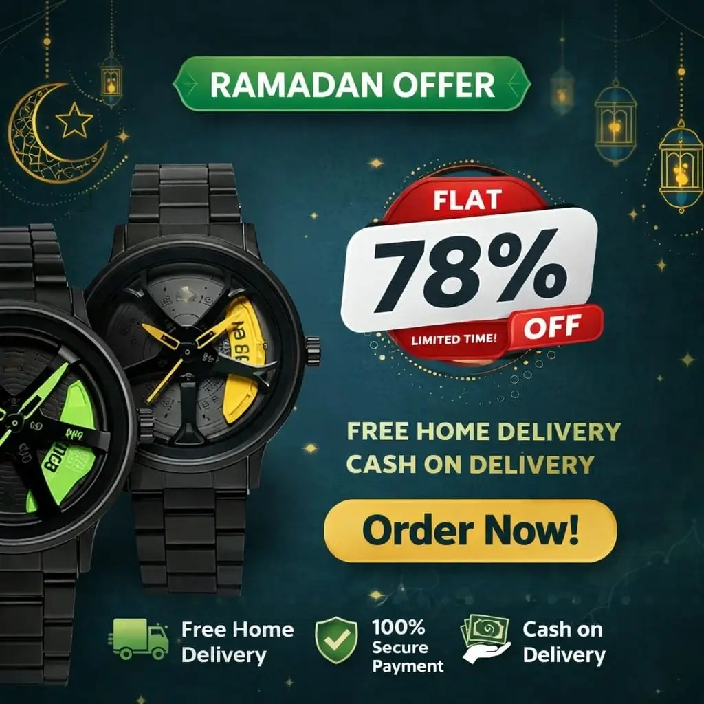 FUMATTE Racing Wheel Watch | Car Rim & Brake Caliper Design | Luxury Automotive Inspired Timepiece